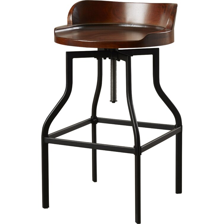 Mcdowell swivel adjustable height deals swivel bar stool